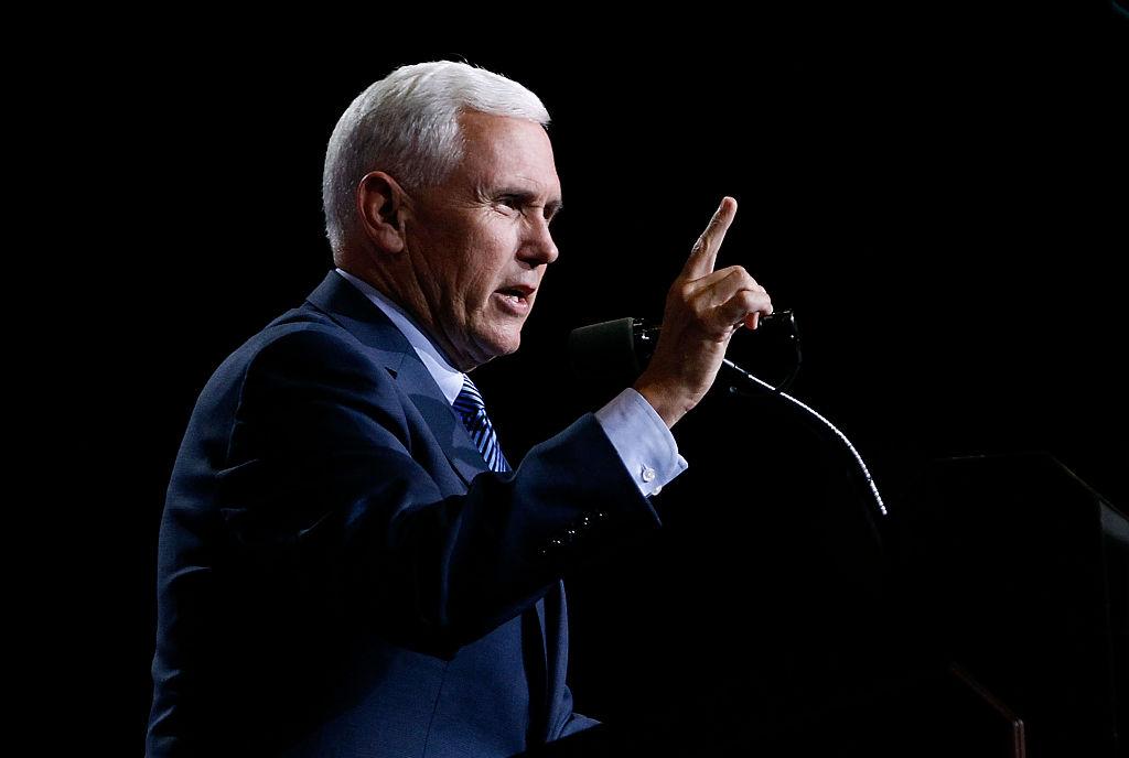 Mike Pence on Aug. 31, 2016 in Phoenix, Arizona.