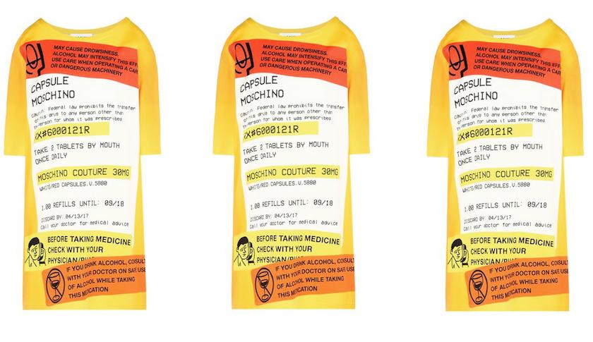 Nordstrom Pulls Moschino Drug-Themed Clothing Line After Protests