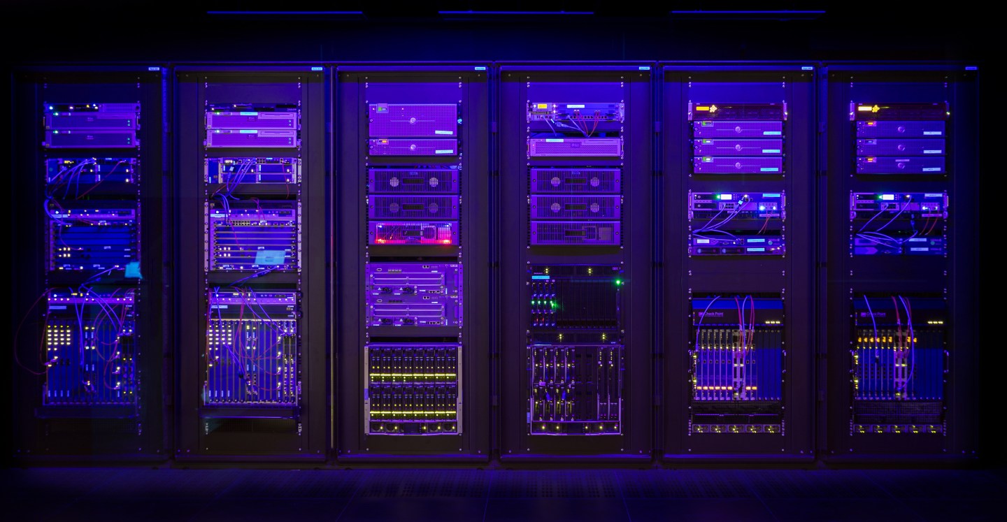 Nokia Security Center server roomNSC Cube