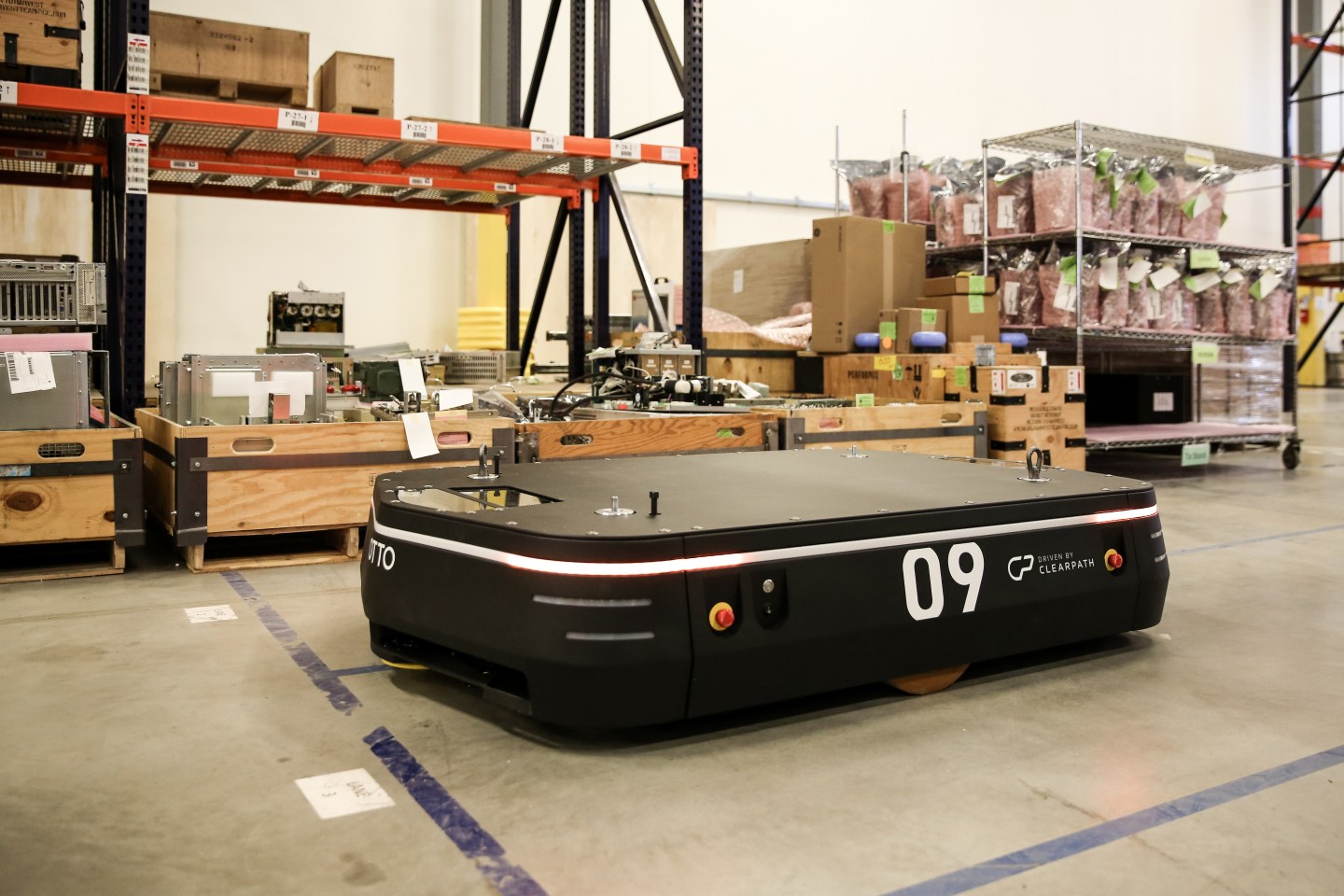 OTTO Motors, an industrial division of Clearpath Robotics, builds self-driving vehicles used in factories.