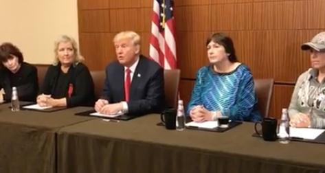 Donald Trump’s ‘Debate Prep’ Was Actually a Panel of Women Accusing Bill Clinton of Sexual Assault