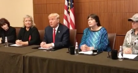 Donald Trump’s ‘Debate Prep’ Was Actually a Panel of Women Accusing Bill Clinton of Sexual Assault