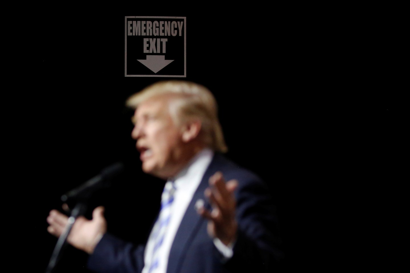 Trump holds a campaign rally in Cleveland, Ohio