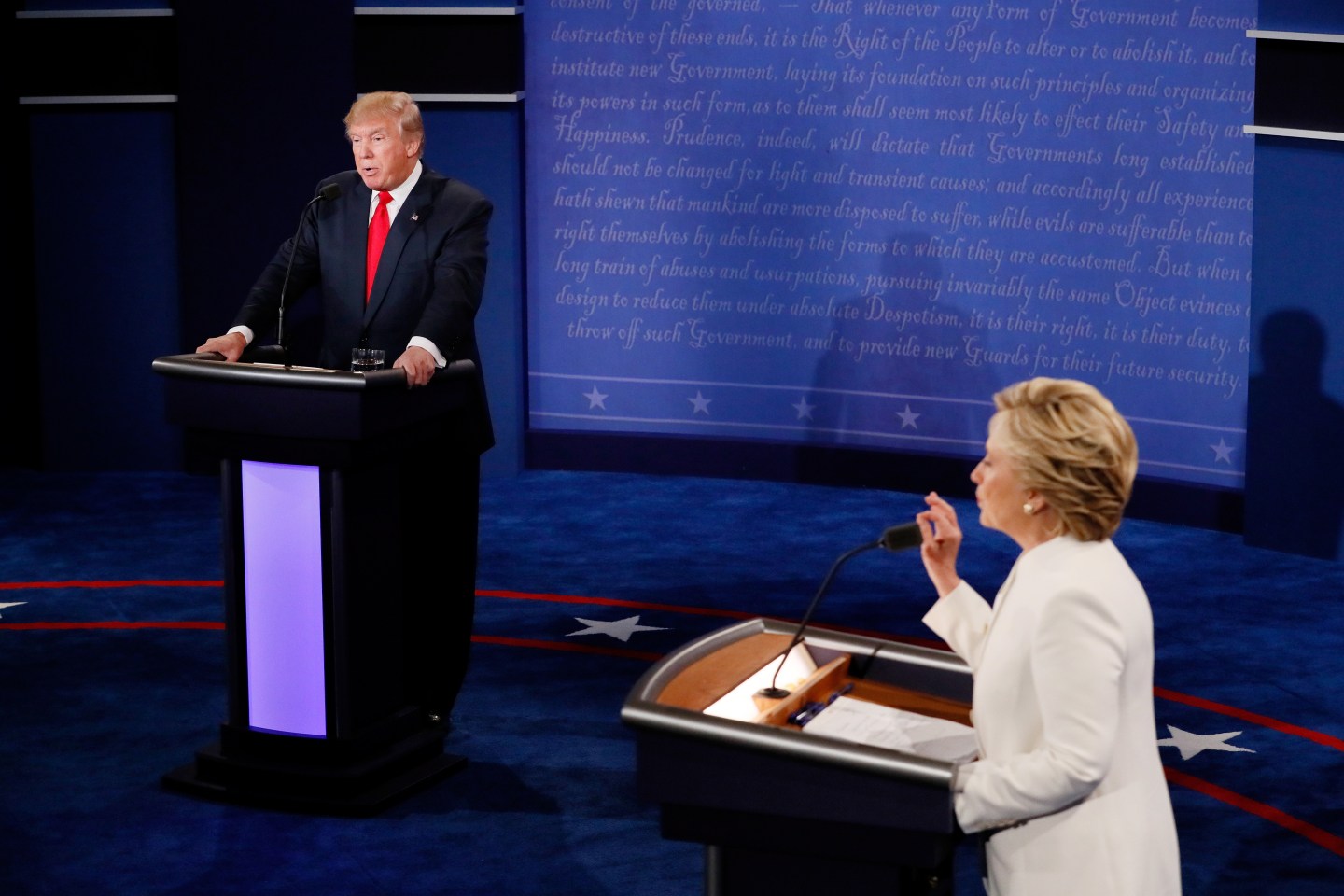 Final Presidential Debate Between Hillary Clinton And Donald Trump Held In Las Vegas