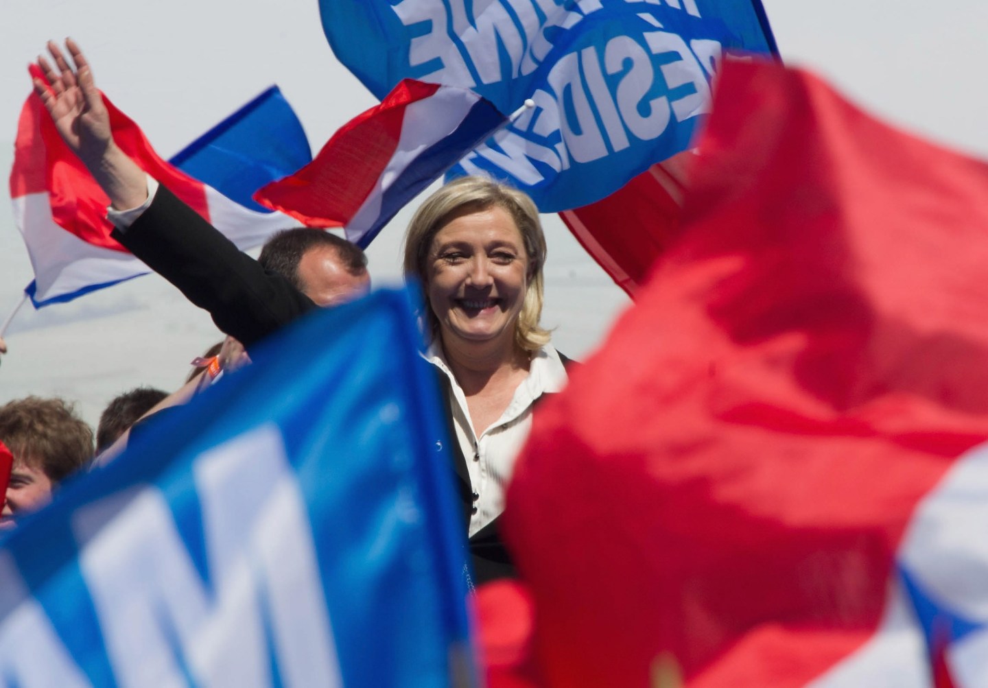 French Far Right Party 'Front National' May Day Demonstration In Paris