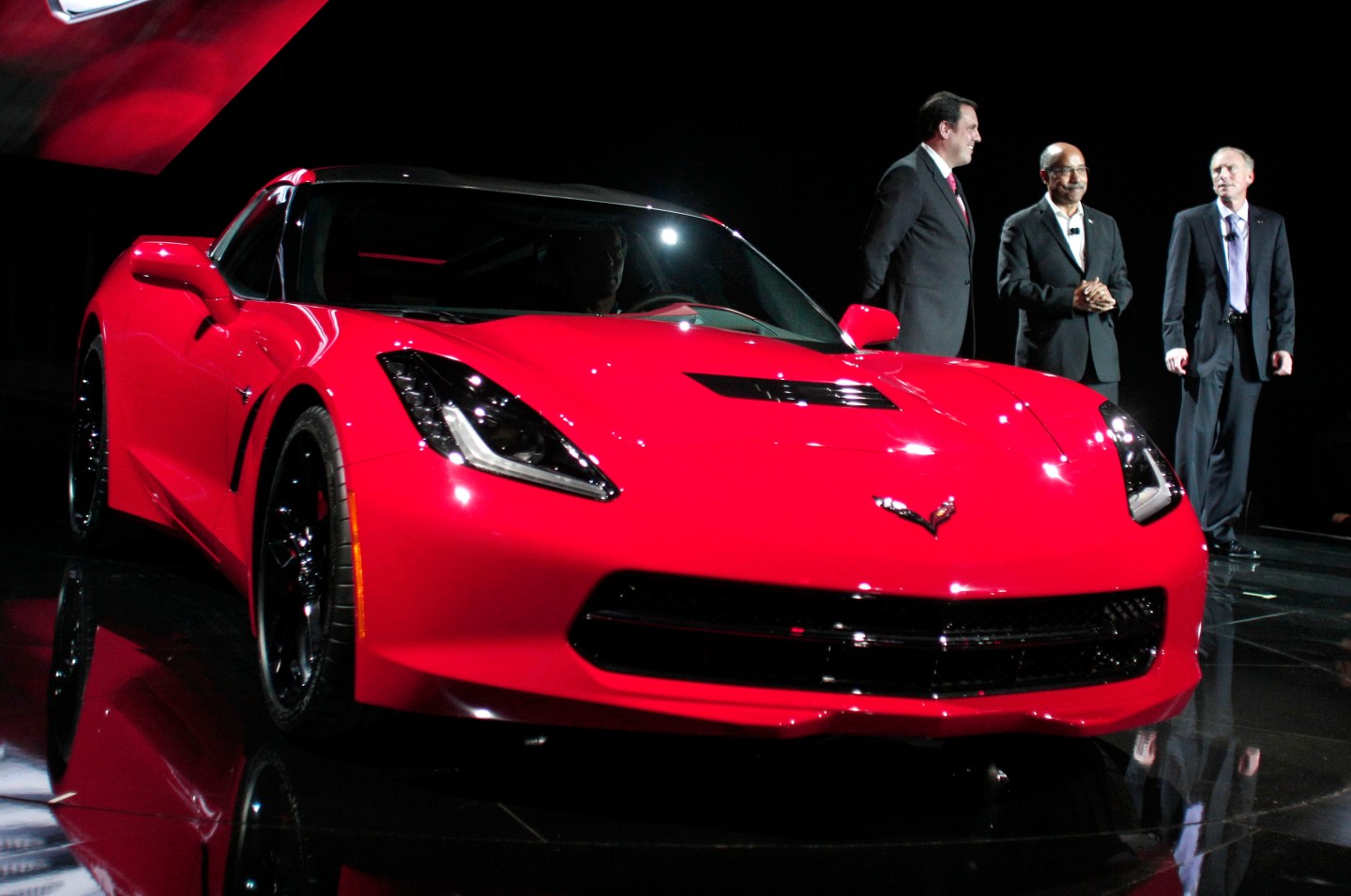 The 7th-generation Chevrolet Corvette, the C7.