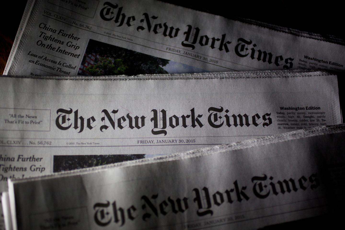 New York Times Illustrations Ahead Of Earnings Figures