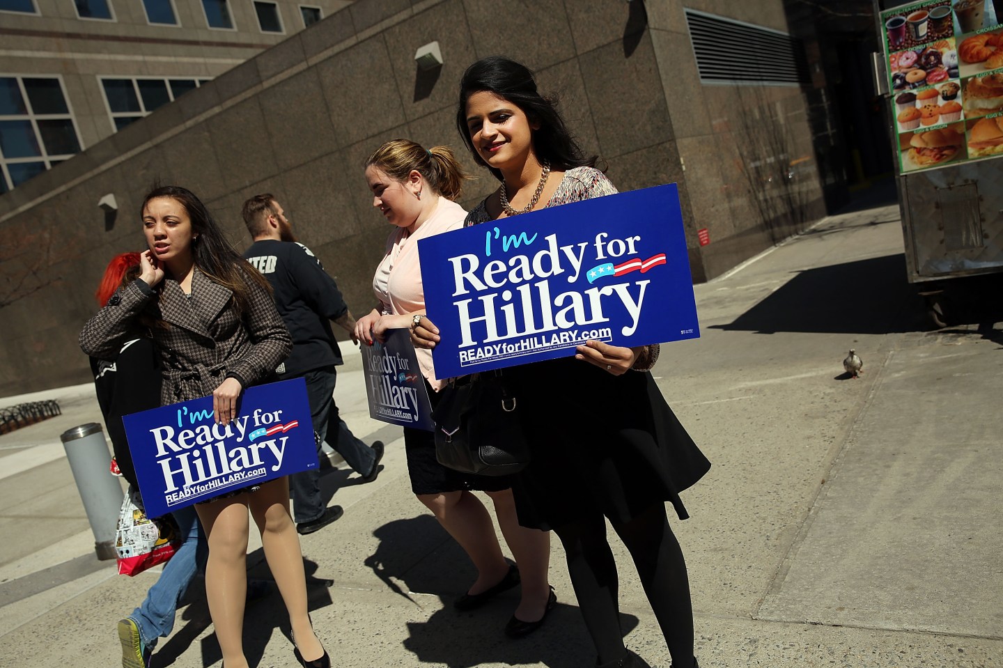 Rally Held In New York For Hillary Clinton