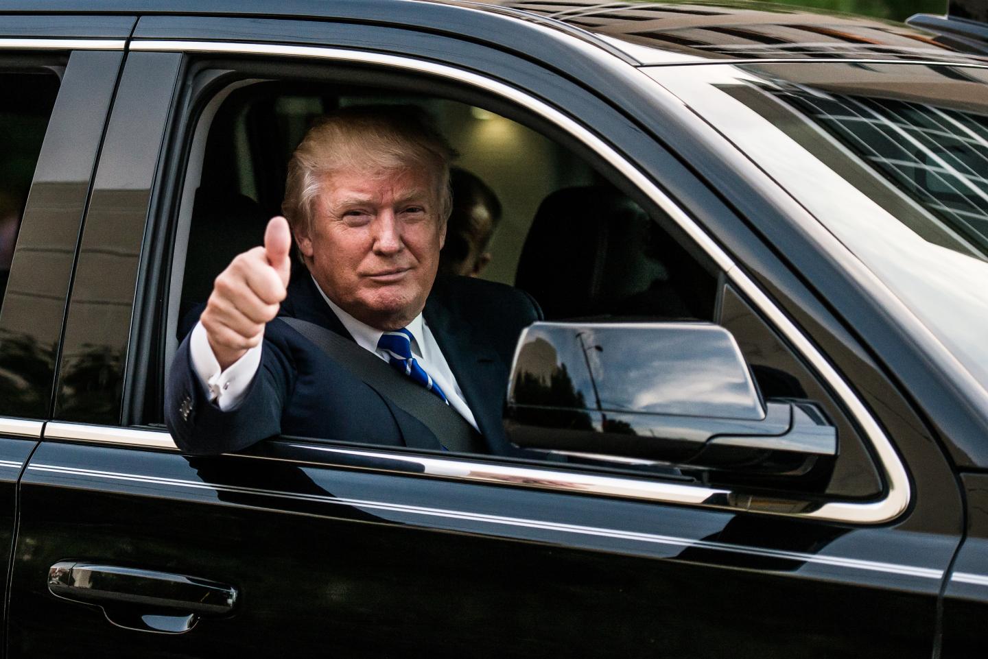 GOP Candidate For President Donald Trump Campaigns In Columbia, South Carolina