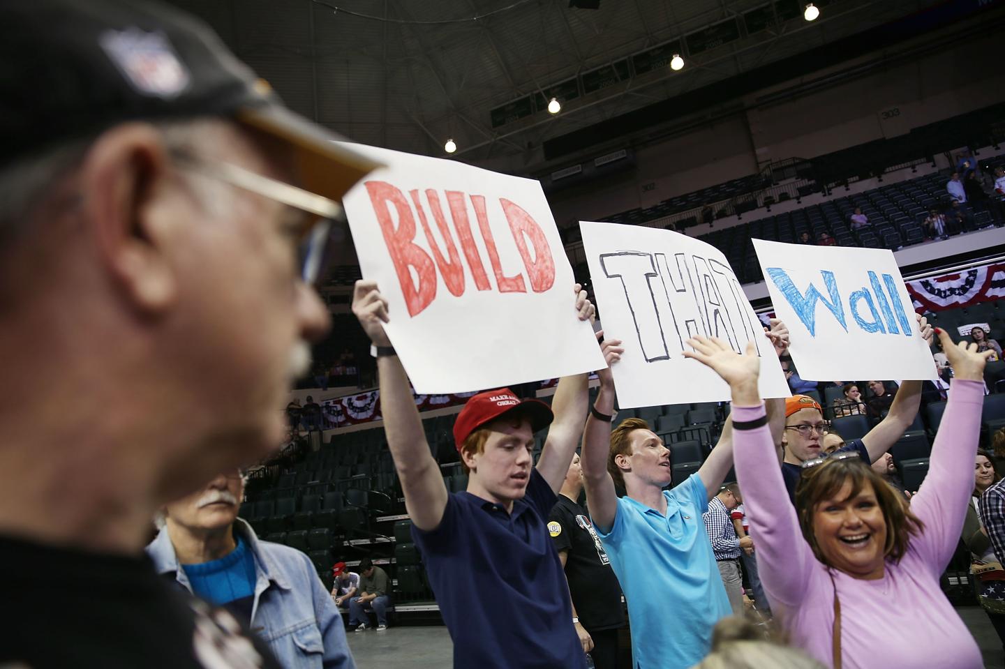 Donald Trump Holds A Campaign Rally In Tampa