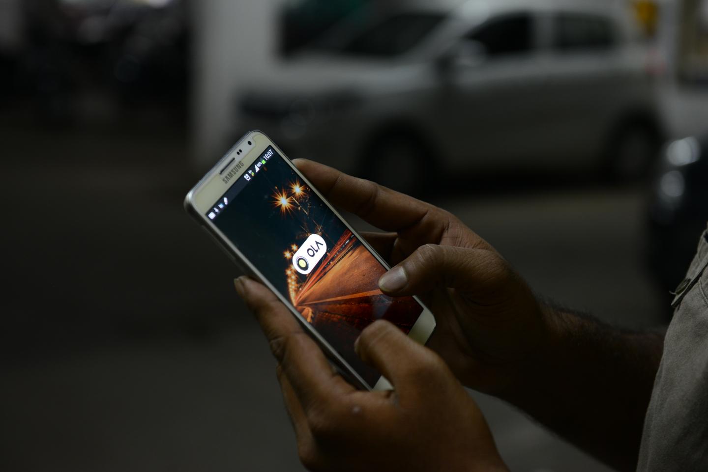 OLA cab booking mobile app
