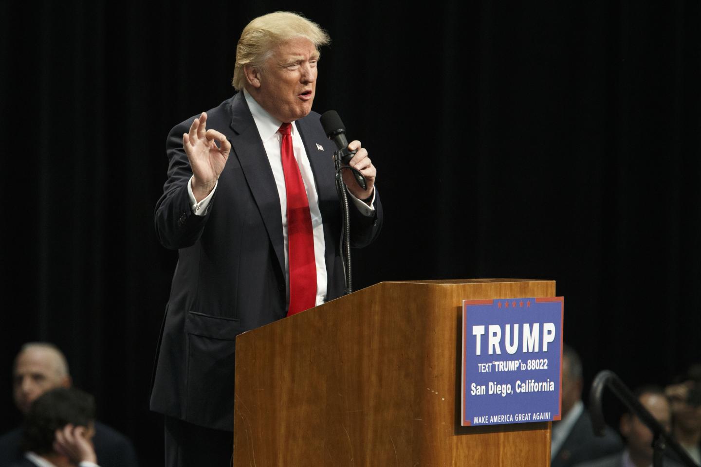 Presumptive Republican Presidential Nominee Donald Trump Holds California Campaign Rally
