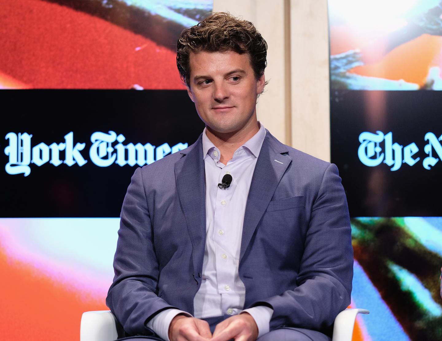 Matt Maloney speaks onstage at The Disruptors panel during The New York Times Food For Tomorrow Conference 2016 on September 28, 2016.