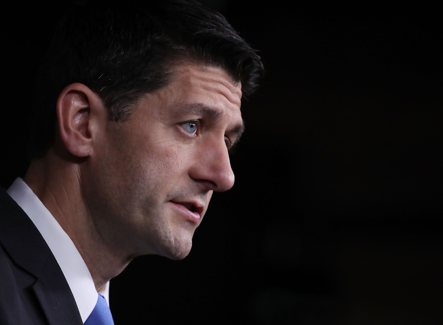 House Speaker Paul Ryan (R-WI) speaks to the media during his weekly media briefing on Capitol Hill September 29, 2016 in Washington, D.C.