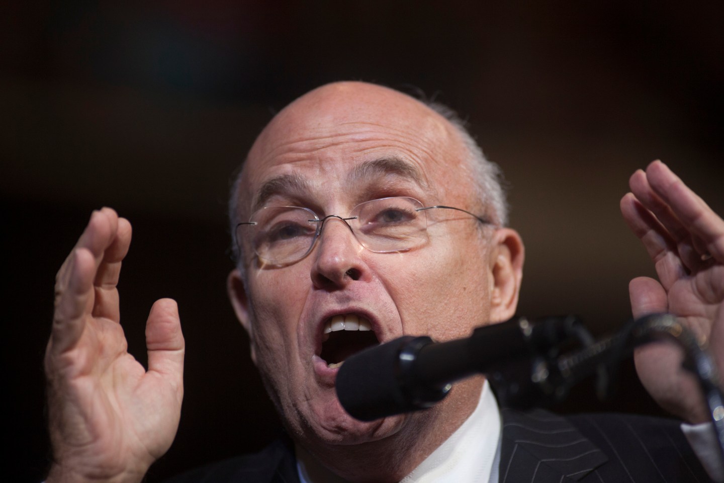 Former New York City mayor Rudy Giuliani.