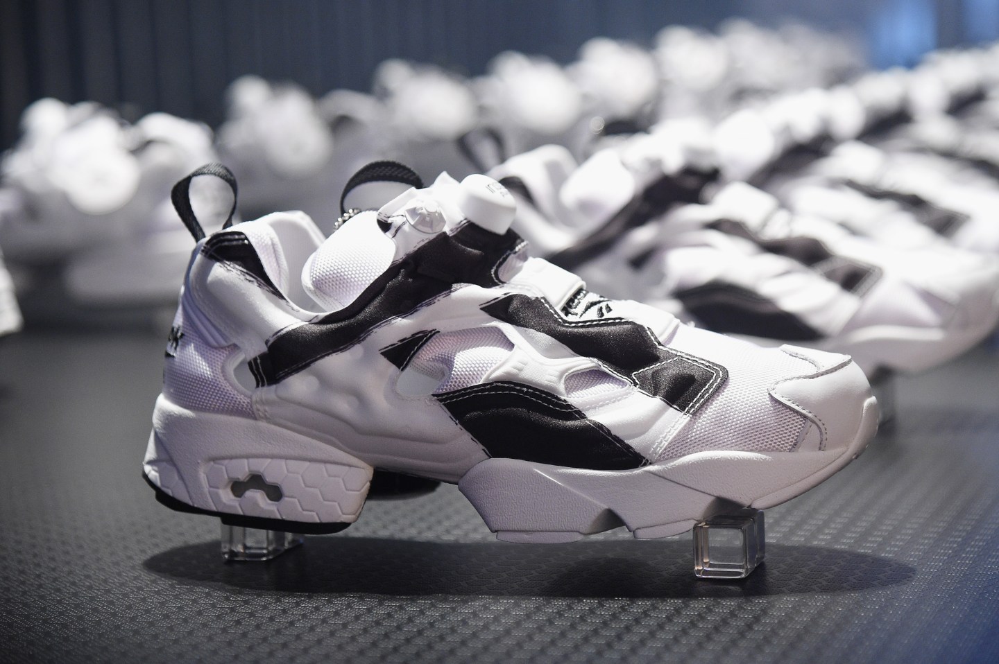 Reebok launches the new Instapump Fury Overbranded at Pop Up Shop in NYC on October 11, 2016.