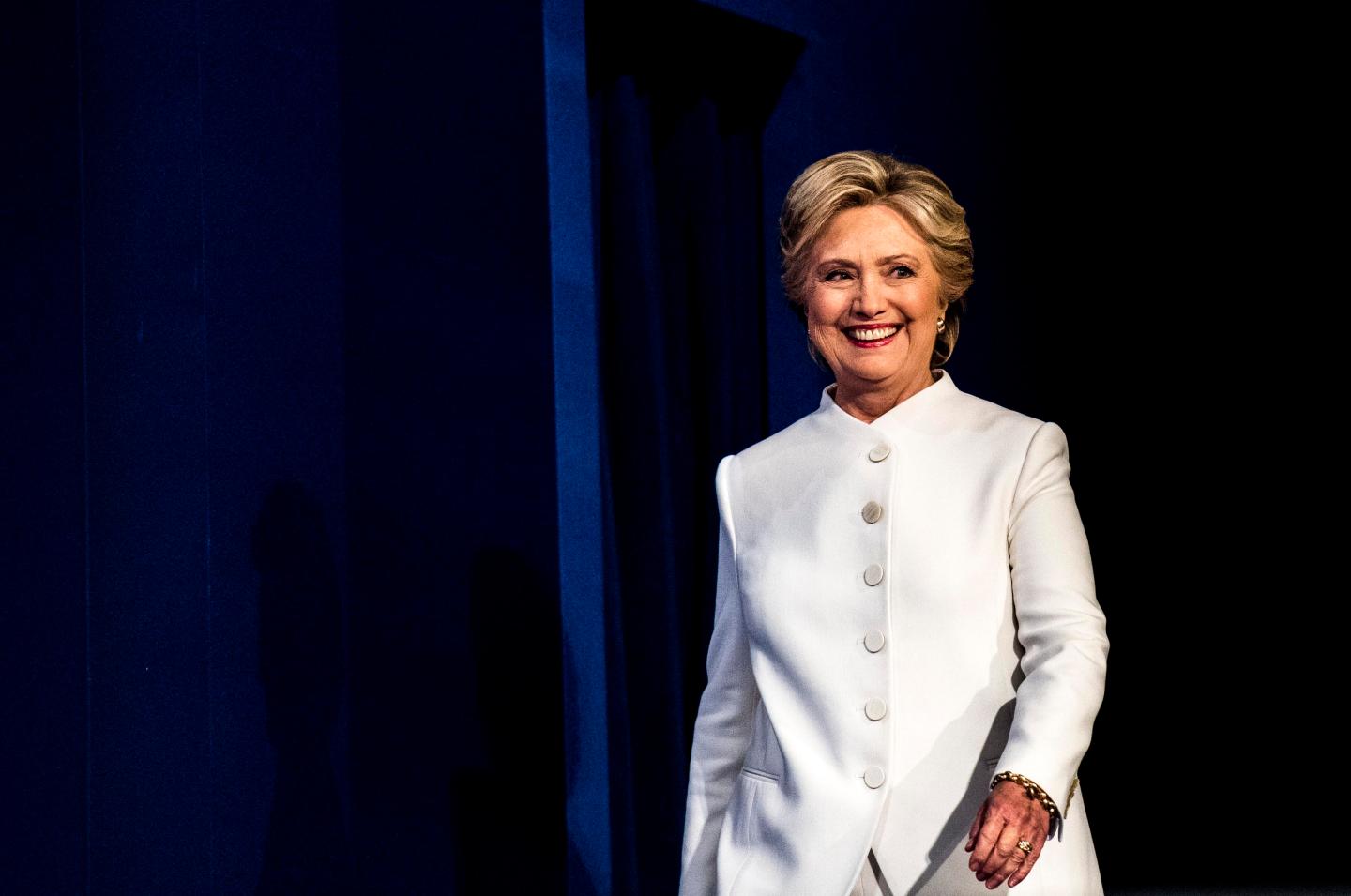 Democratic Nominee for President of the United States former Secretary of State Hillary Clinton