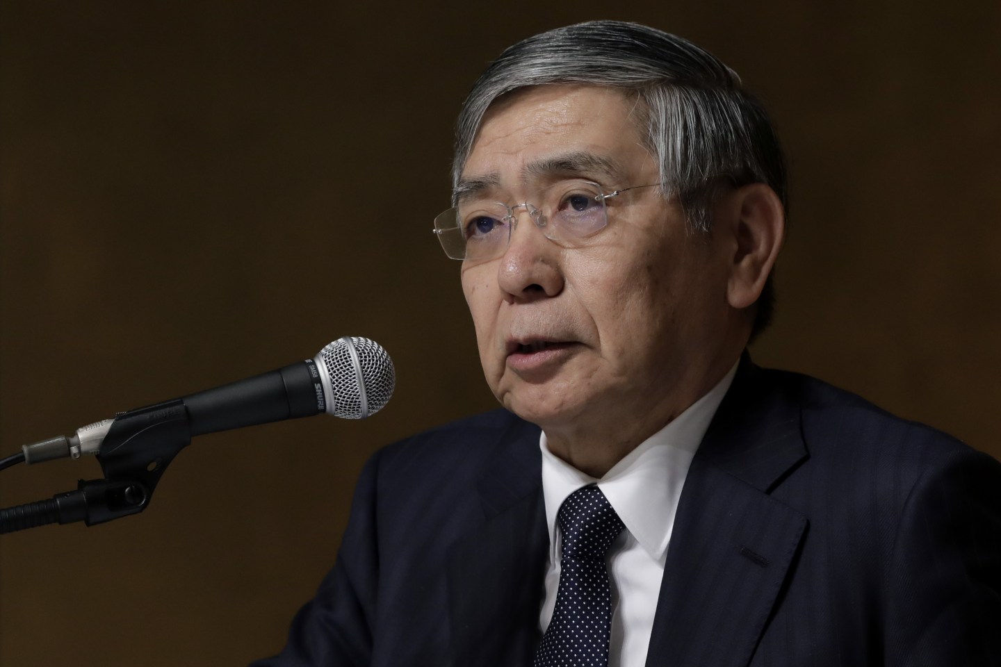 Bank Of Japan Governor Haruhiko Kuroda Speech and News Conference
