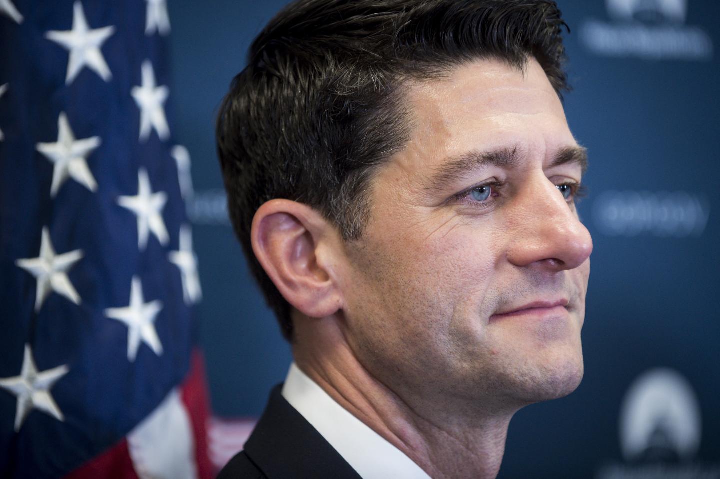 U.S. House Speaker Paul Ryan listens during a news conference at the U.S. Capitol in Washington, D.C.