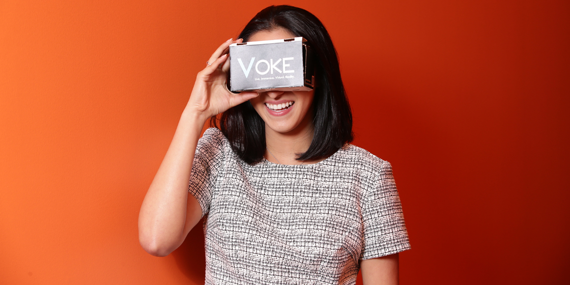 VOKE's virtual reality system