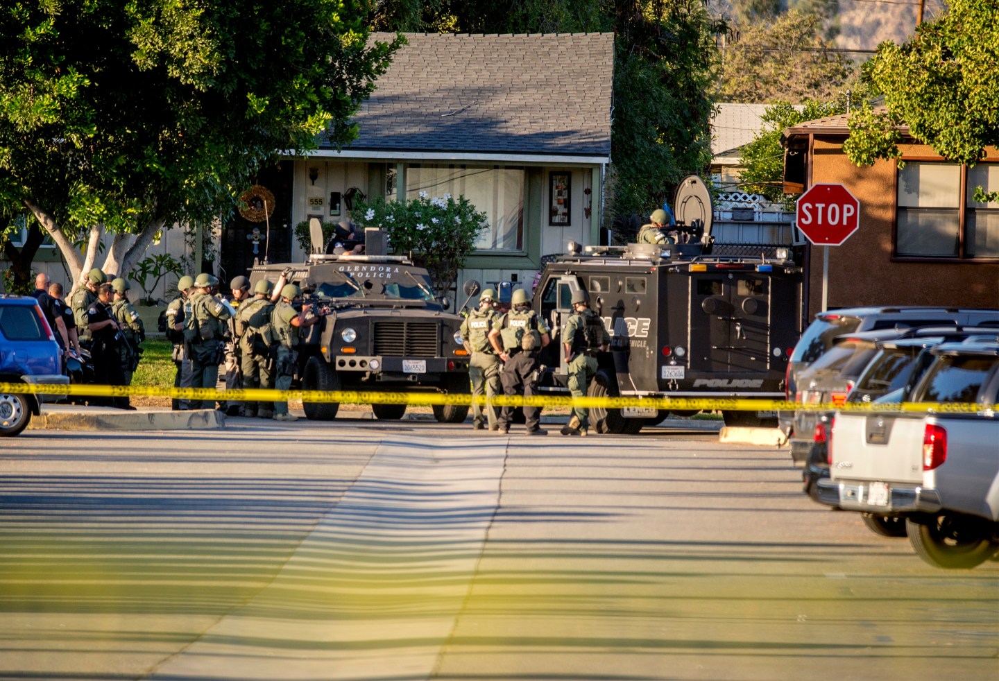 APTOPIX California Shooting-Poll Lockdown-The Latest