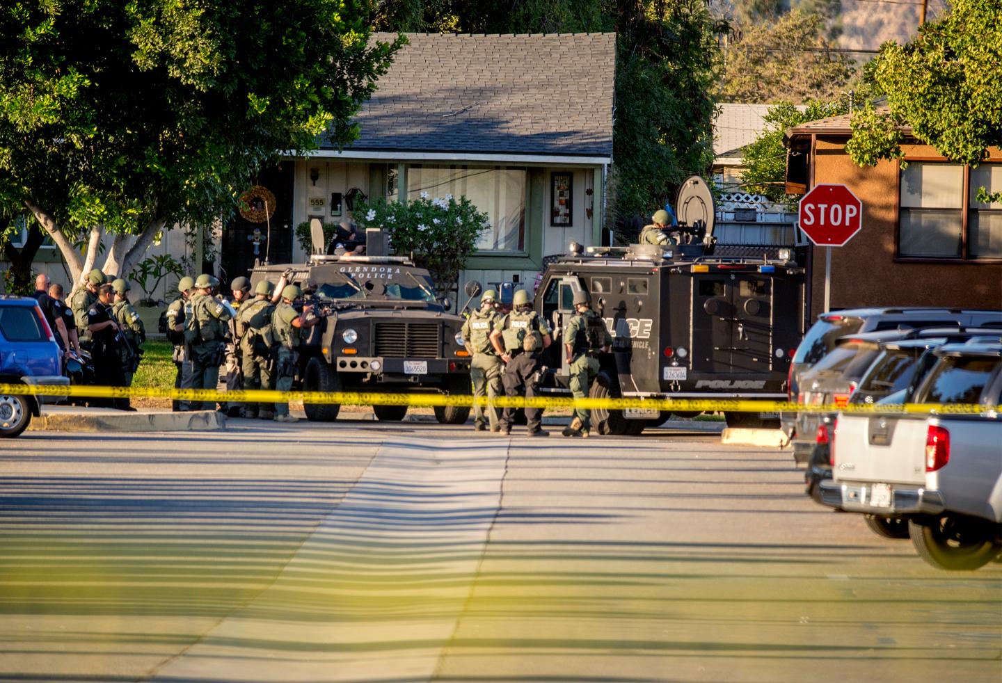 APTOPIX California Shooting-Poll Lockdown-The Latest