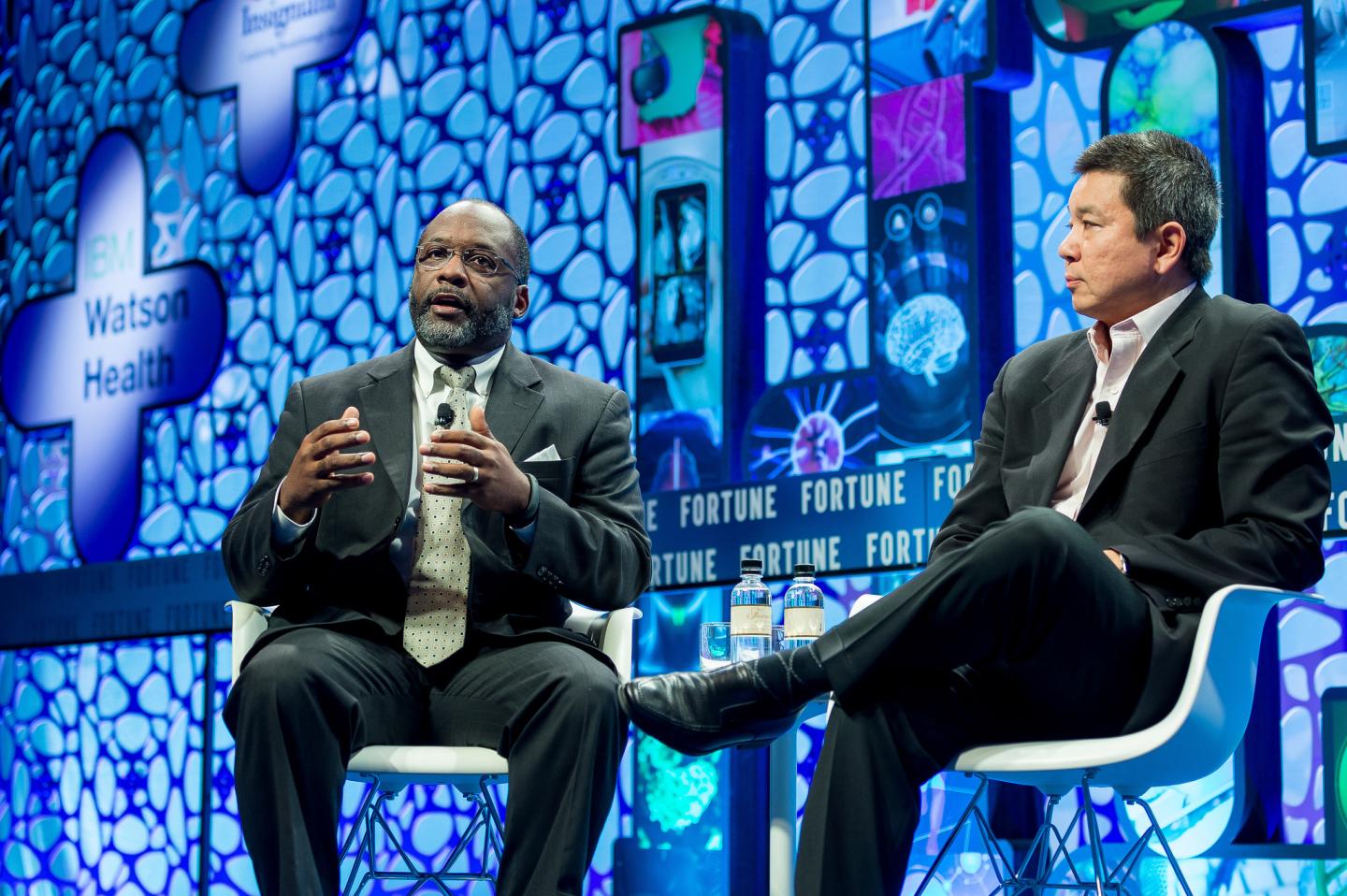 Dr. B. Vindell Washington, National Coordinator for Health Information Technology, U.S. Department of Health and Human Services, Dr. Kyu Rhee, Chief Health Officer and Vice President, IBM