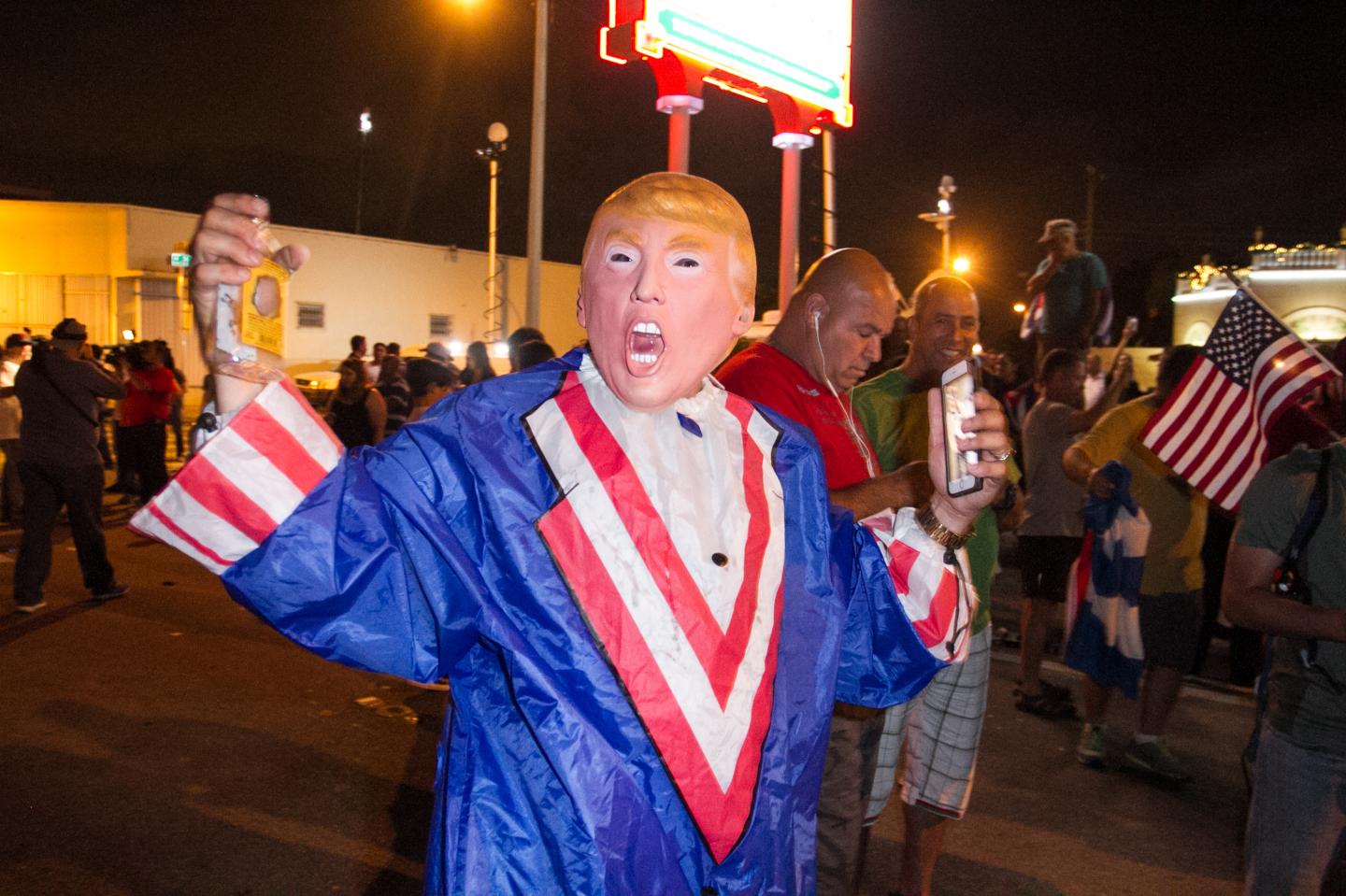 Miami Residents Celebrate The Death Of Fidel Castro