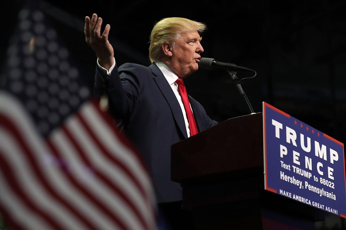 Republican Presidential Nominee Donald Trump Campaigns In Pennsylvania