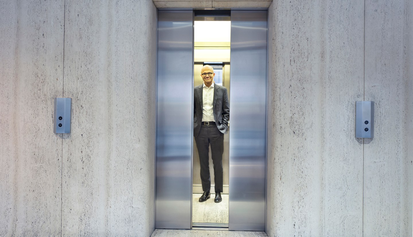 LONDON, UK - OCT, 6th, 2016: Satya Nadella. (Picture by Veronique de Viguerie/ Reportage by Getty Images)