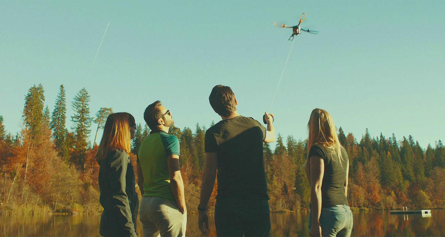 This Drone-on-a-Leash Could Be Perfect for First-Time Flyers