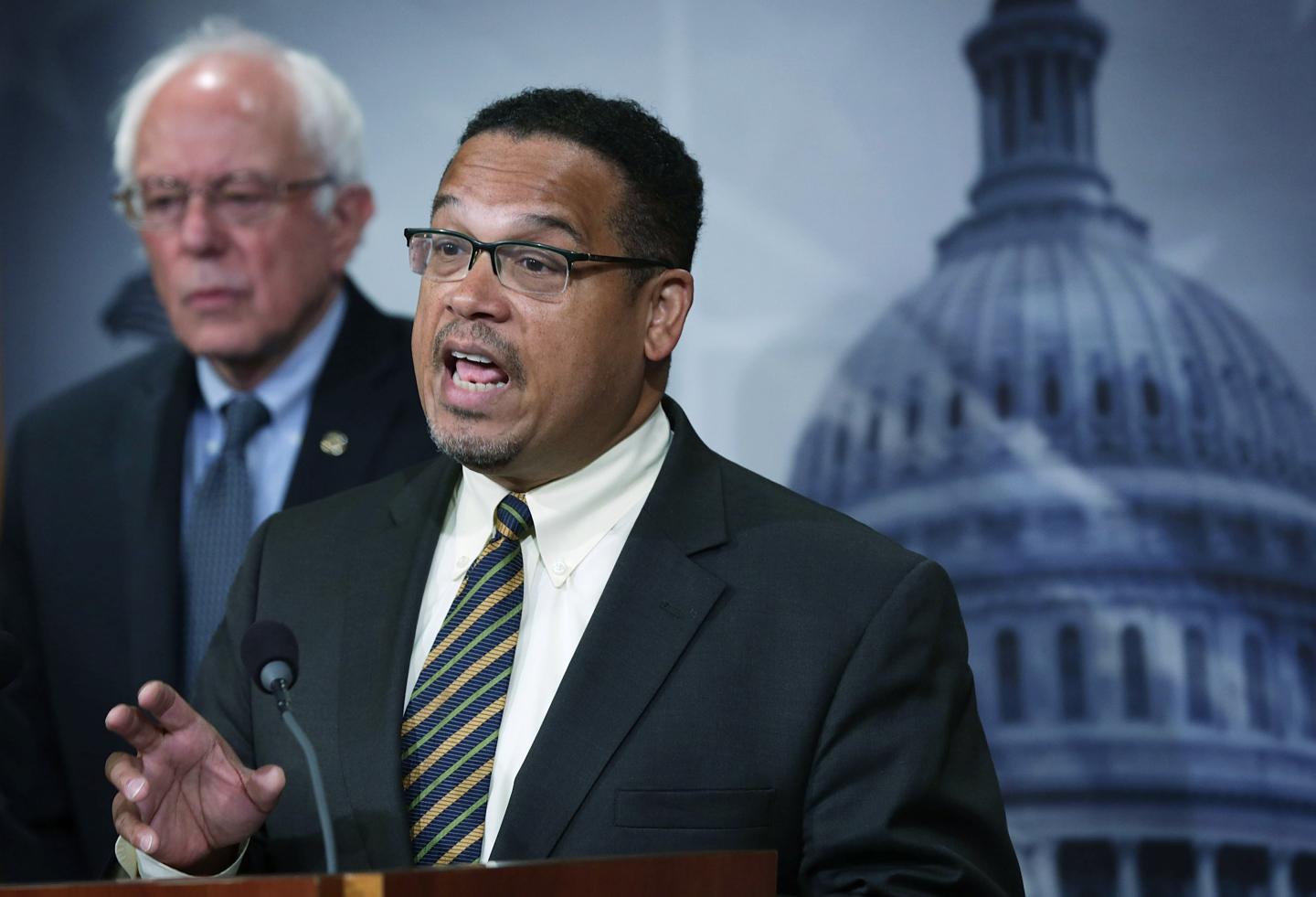 Bernie Sanders Holds News Conference On Private Prisons On Captiol Hill