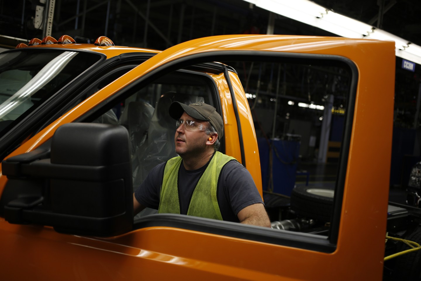 Ford Motor Co. Makes Announcement At Assembly Plant