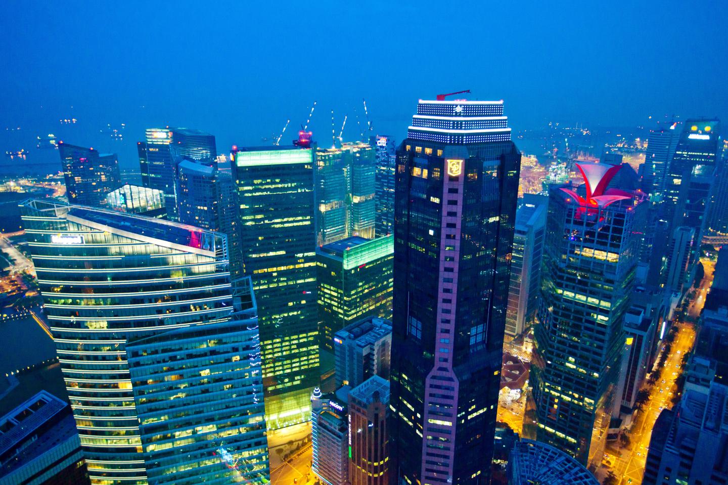 General Images Of Singapore's Financial Center As It Overtakes Hong Kong's To be World Number 3