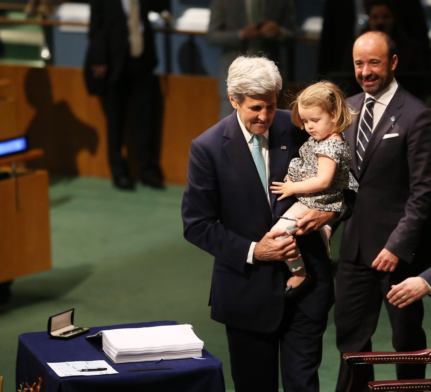 Paris Agreement For Climate Change Signing