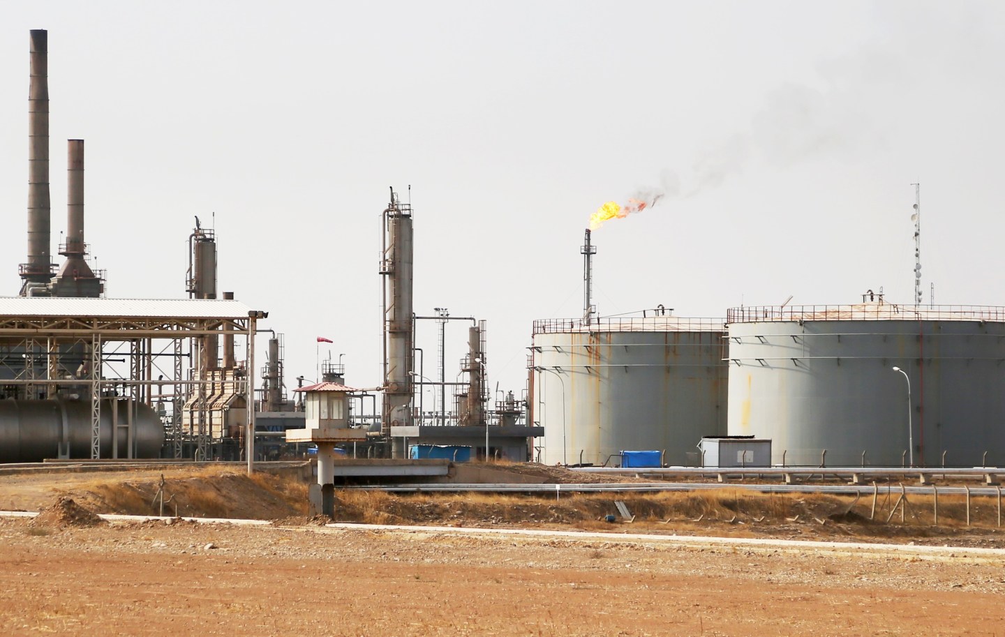 Erbil oil refinery
