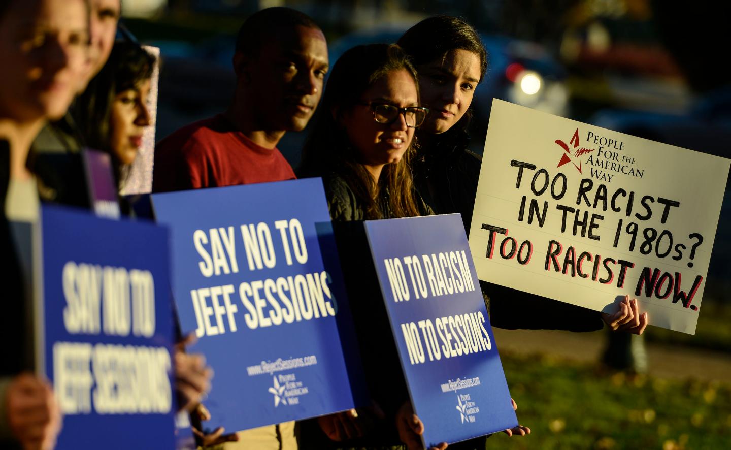 Activists Call On Senate To Reject Jeff Sessions As Attorney General