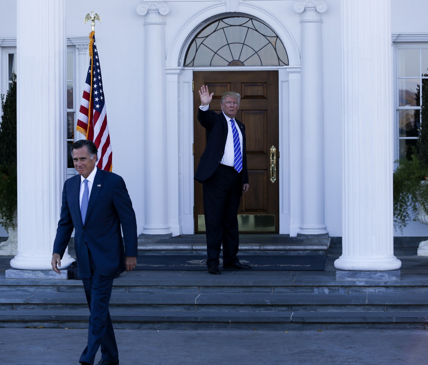 Political And Business Visitors At Trump National Golf Club During President-Elect's Transition To The White House