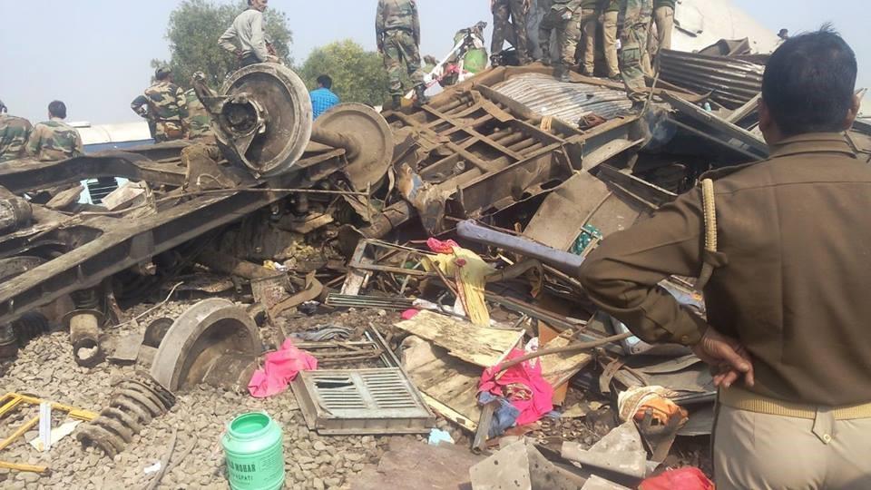 Scores dead in north India train derailment