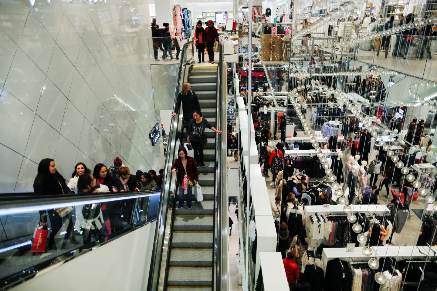Holiday Shoppers Look For Bargains On Black Friday