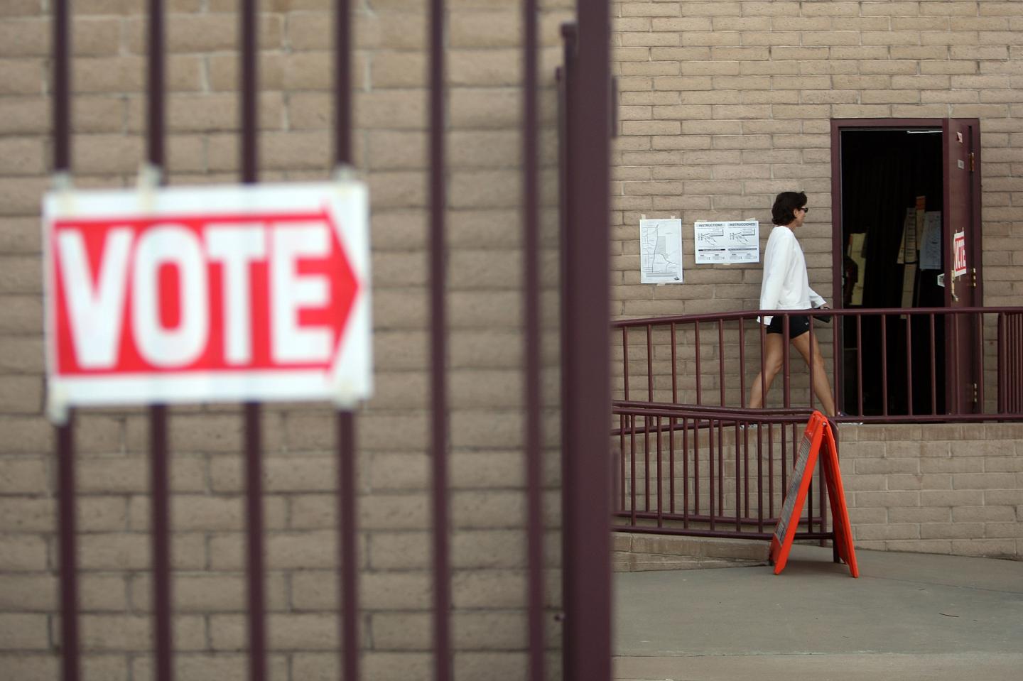 Americans Go To The Polls To Elect The Next U.S. President