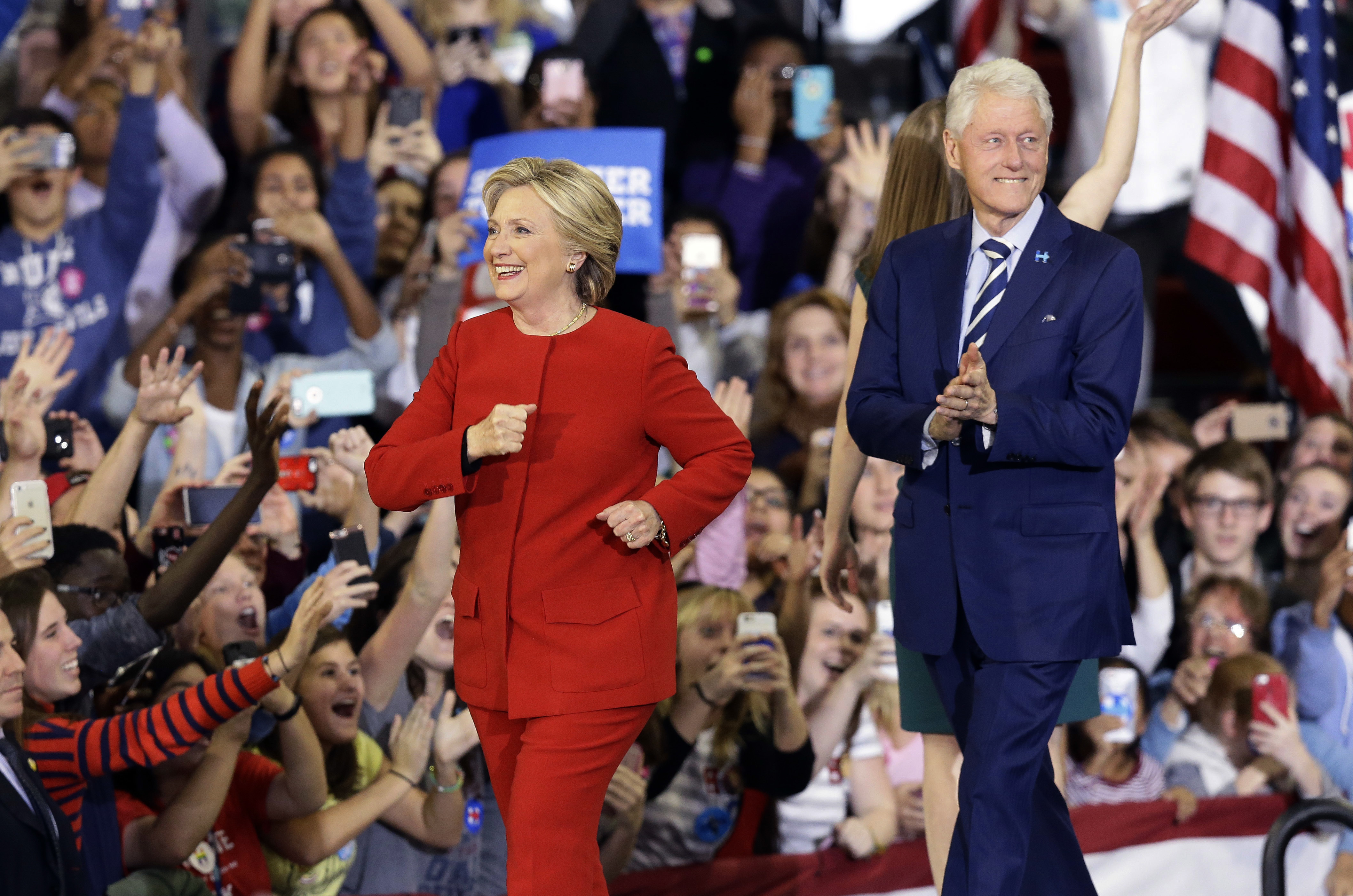 Hillary Clinton: Candidate Spending Election Night With Family