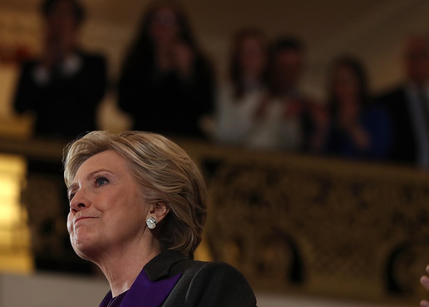 Hillary Clinton Makes A Statement After Loss In Presidential Election