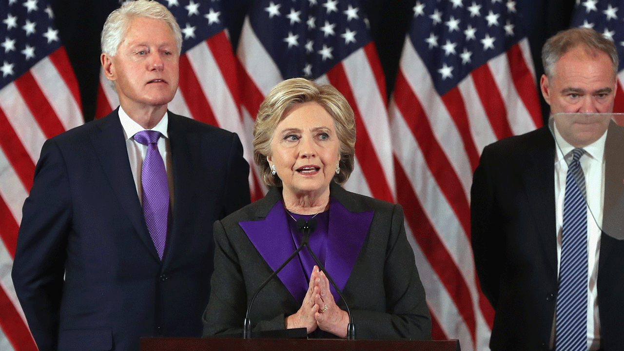 This Is Why Hillary Clinton Wore Purple to Give Her Concession Speech