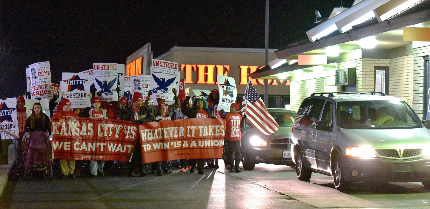 Minimum Wage Rallies Kansas City