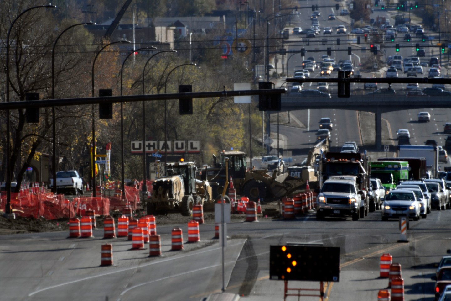 Construction at 8th and Wadsworth
