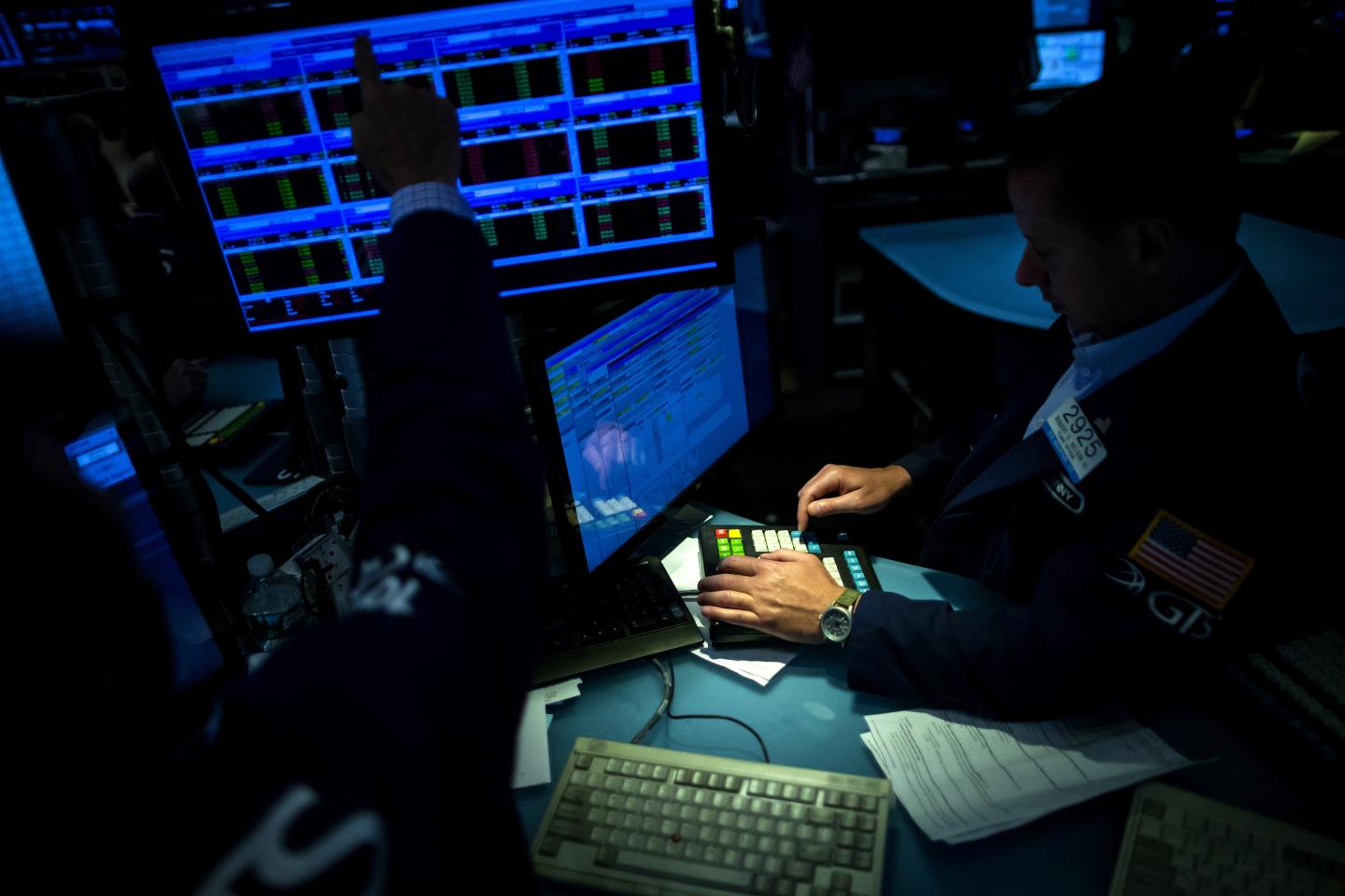 Trading On The Floor Of The NYSE As U.S. Stocks Rise Amid Stronger Job Gains Boost Optimism On Economy
