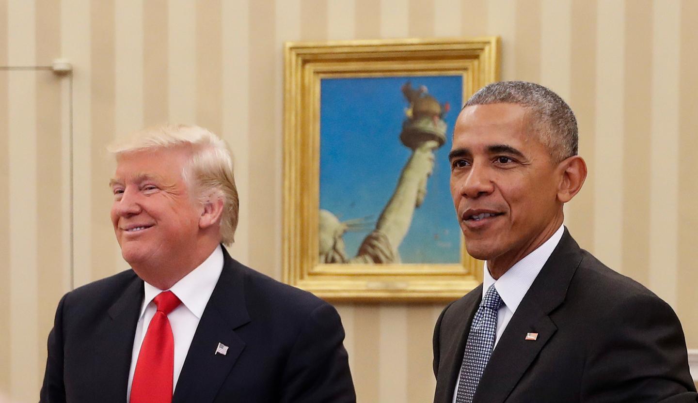 Barack Obama, Donald Trump