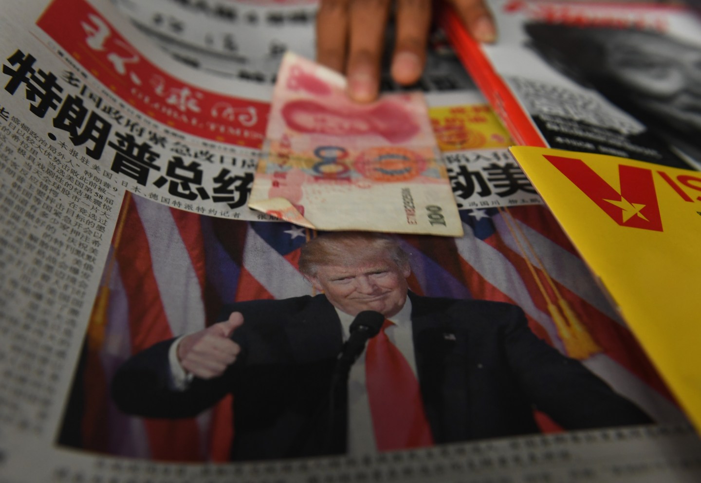 TOPSHOT-CHINA-US-VOTE-TRUMP-ECONOMY