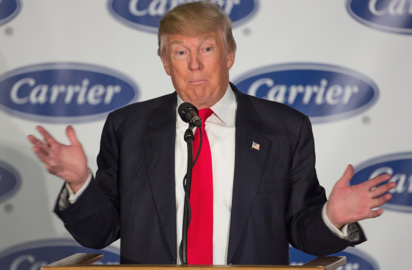 Trump Visits Air Conditioning Manufacturer Carrier After Deal To Keep 1000 Jobs